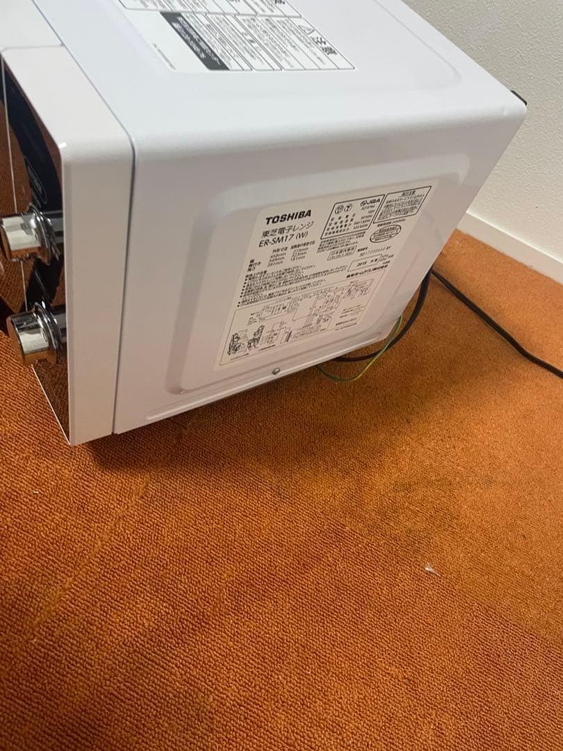 美品 東芝 電子レンジ ヘルツフリー ER-SM17 2019年製