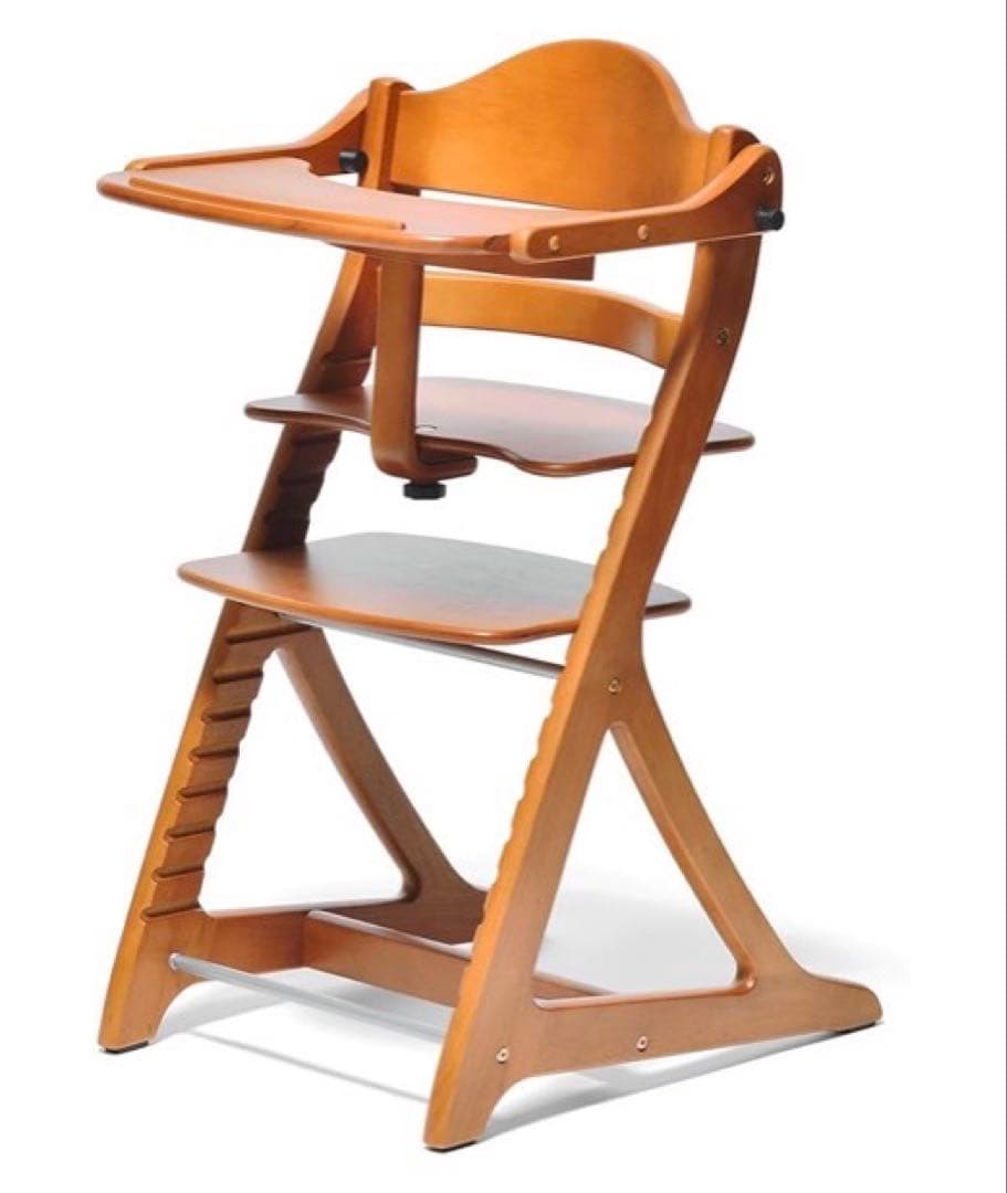 大和屋　木製ハイチェア すくすくチェア