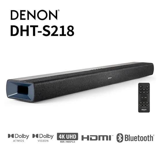 DENON DHT-S218 サウンドバー ブラック　2025年製