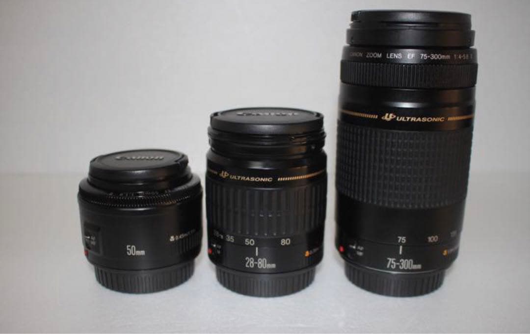 キャノン ☆canon kiss x9i☆標準＆望遠＆単焦点レンズセット