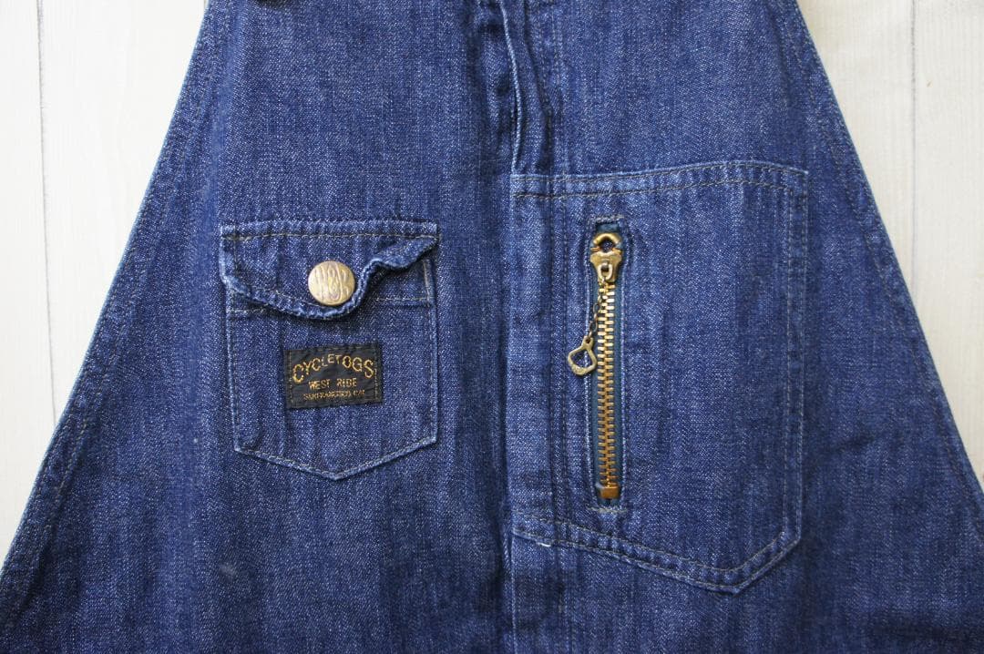 WEST RIDE☆CYCLETOGS☆オーバーオール☆３４－３６☆１５８９９