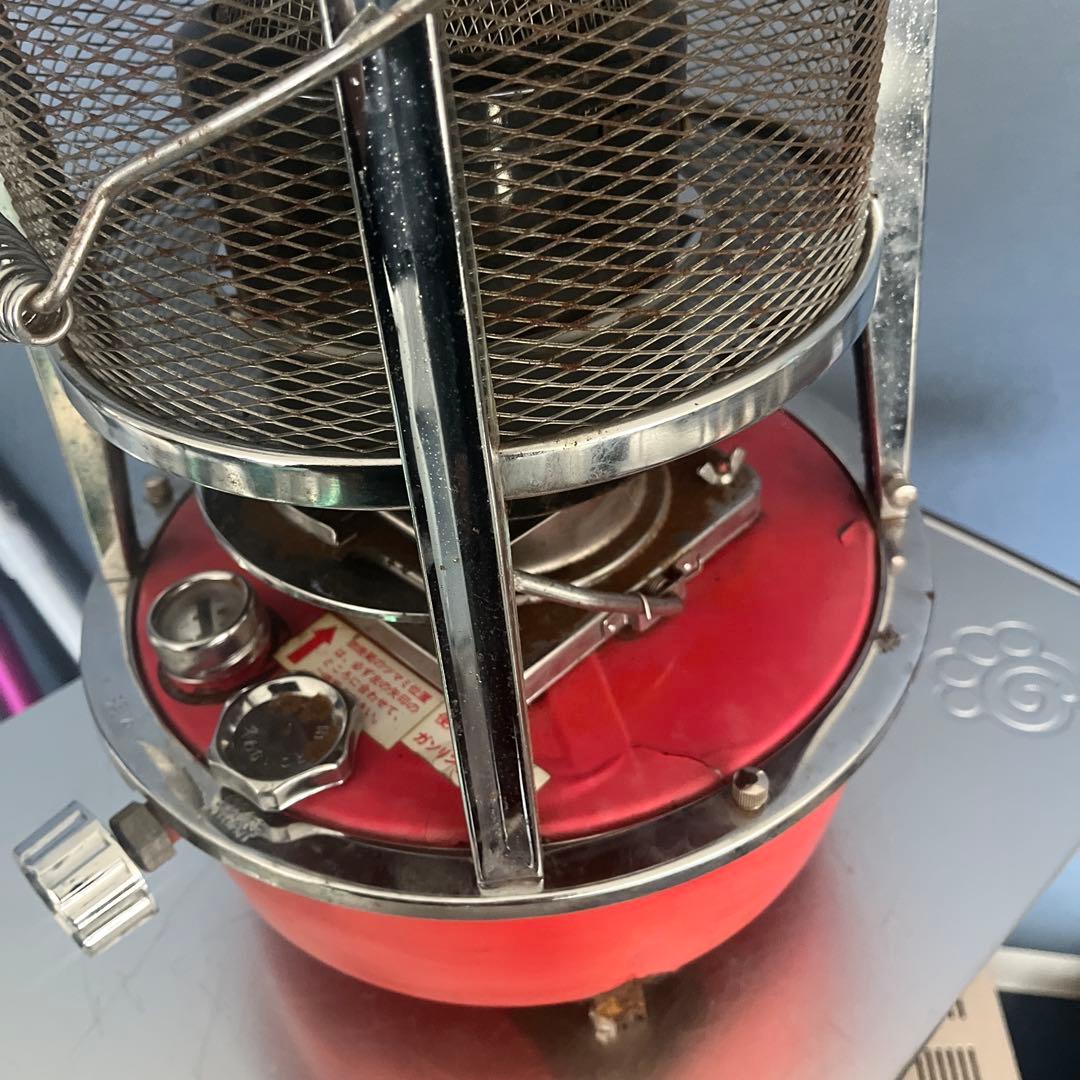 石油ストーブ ＫＳＰー１ 赤フジカ　昭和レトロ　（動作未確認）現状品