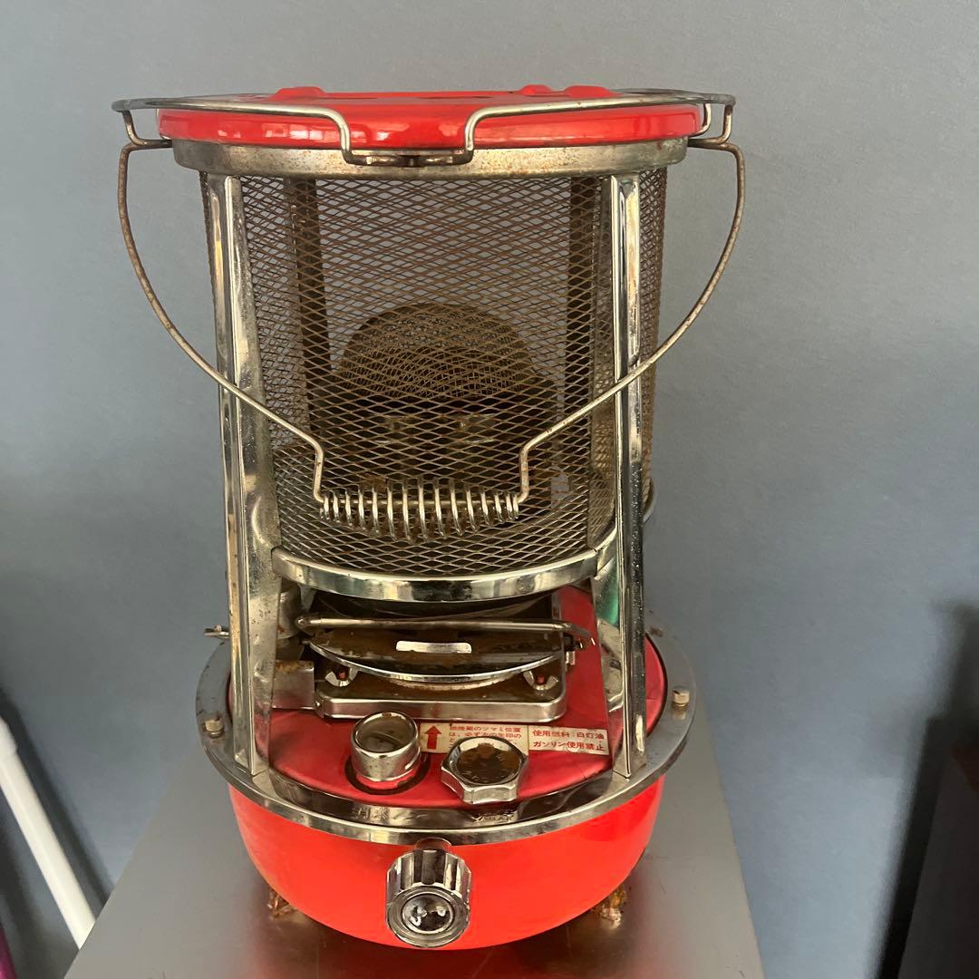 石油ストーブ ＫＳＰー１ 赤フジカ　昭和レトロ　（動作未確認）現状品