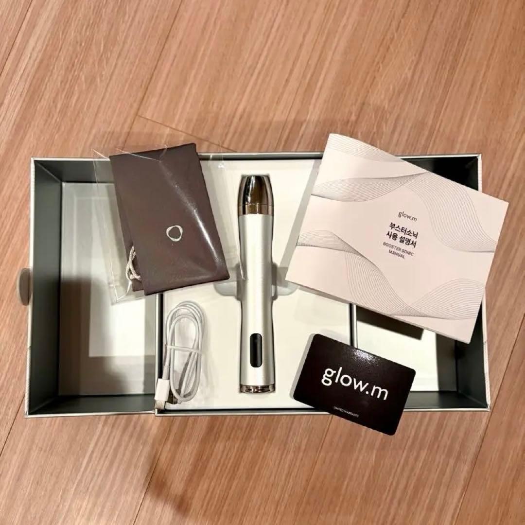【美品】Glow.m 美顔器 ブースターソニック BOOSTERSONIC 韓国