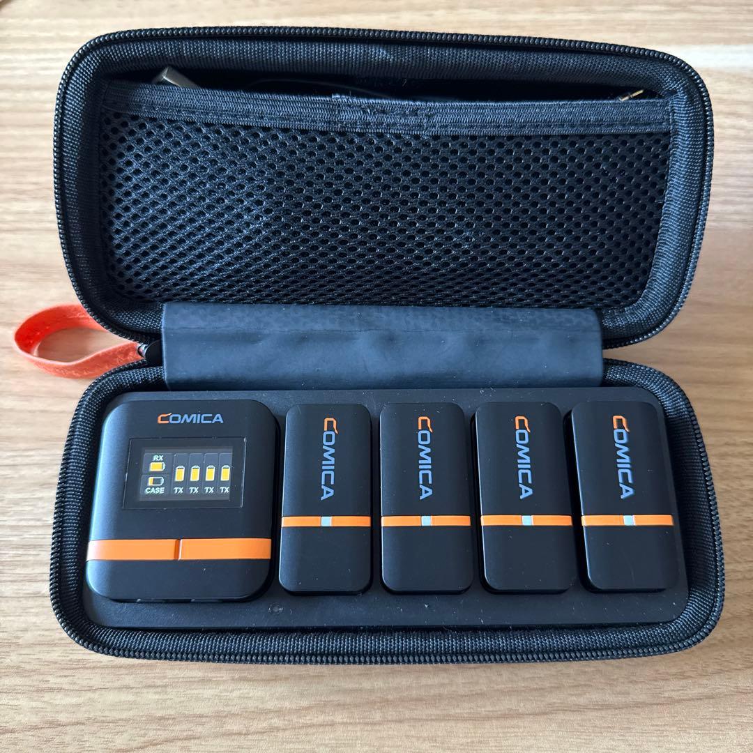 COMICA Vimo Q 送信機4台+受信機1台　充電ケース
