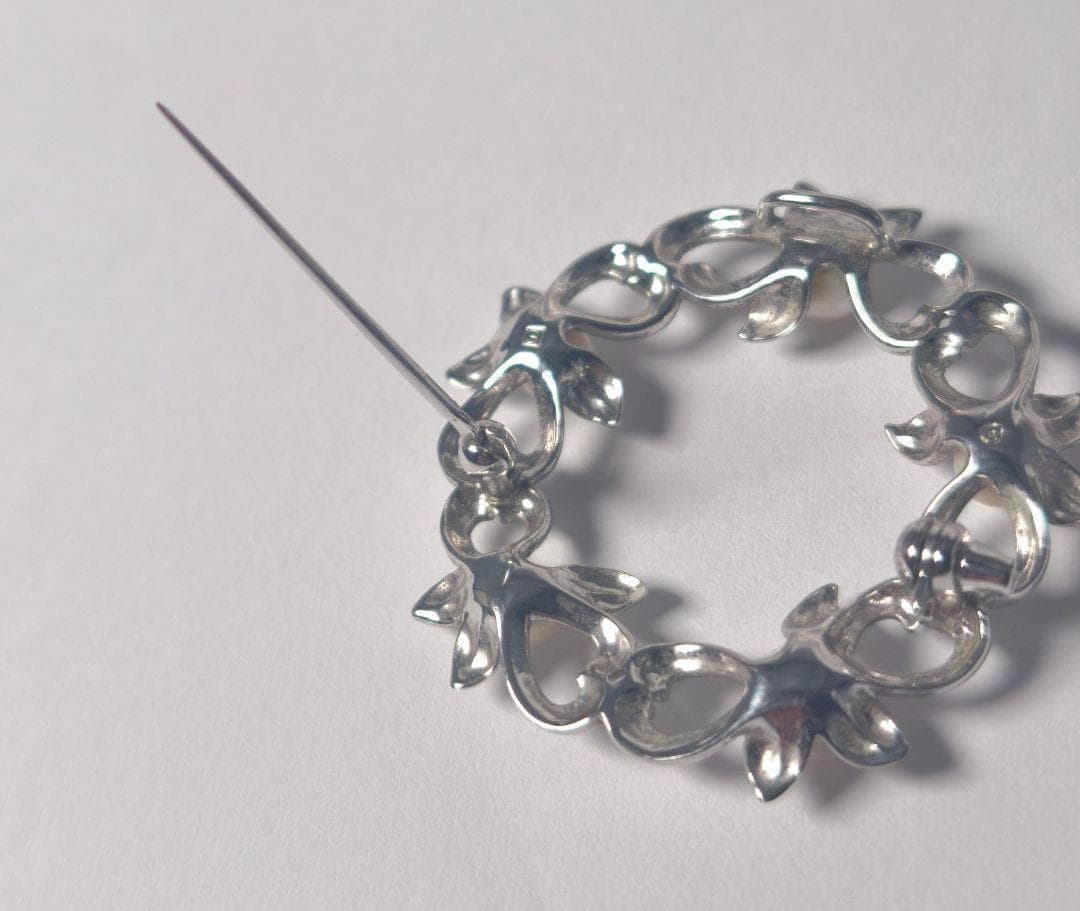 【美品 高品質◎】タサキ ブローチ パール サークル フォーマル