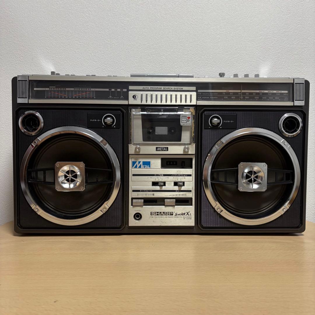 SHARP シャープ ラジカセ GF-508SB 通電確認済み