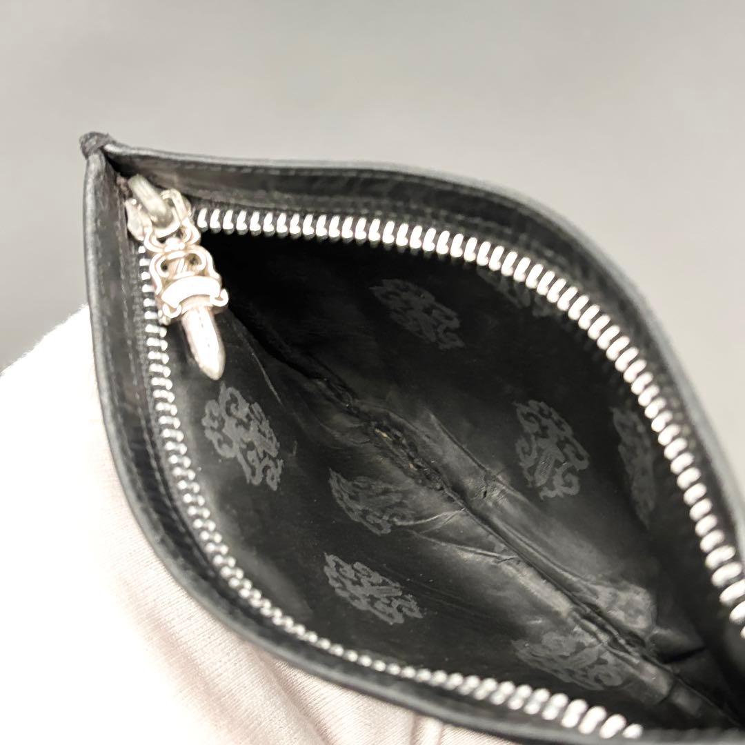CHROME HEARTS チェンジパース 大 ケース レザー