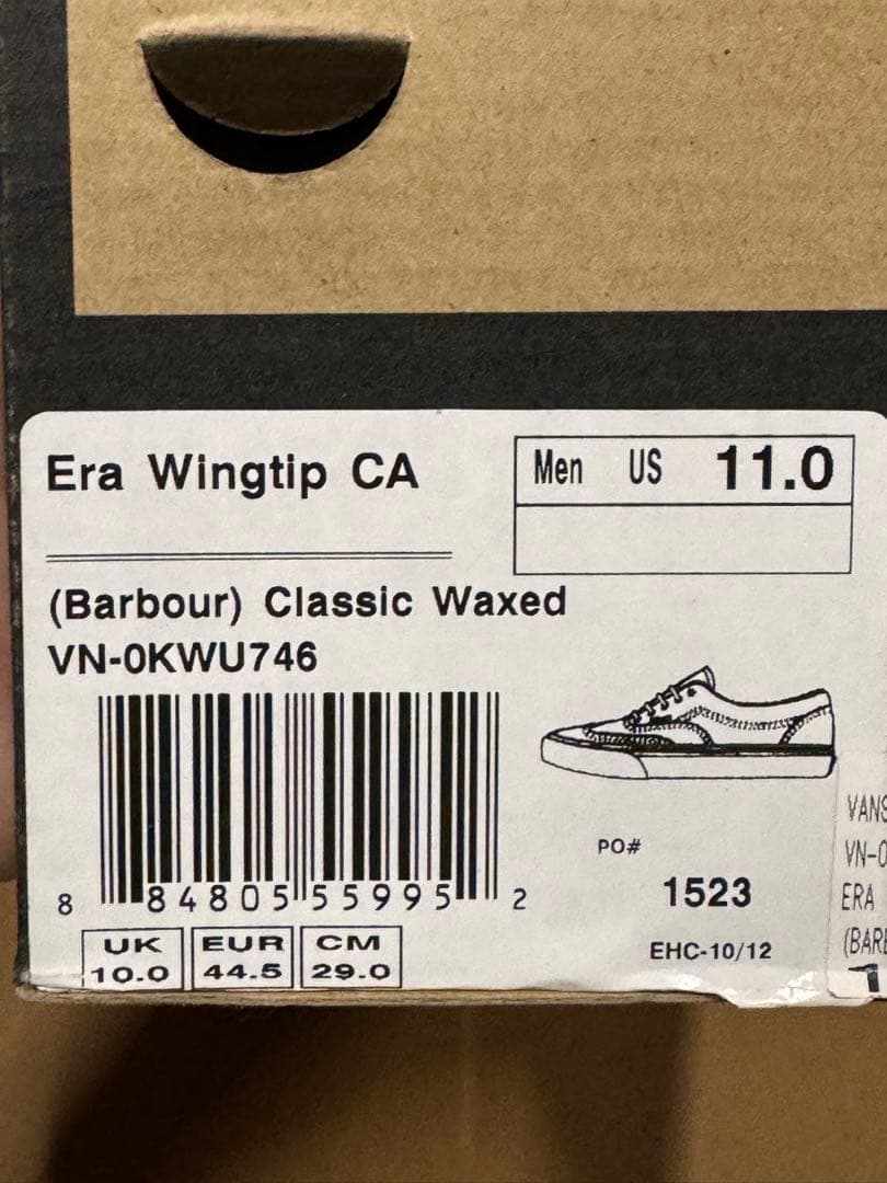 29 Vans × Barbour Era Wingtip バブアー