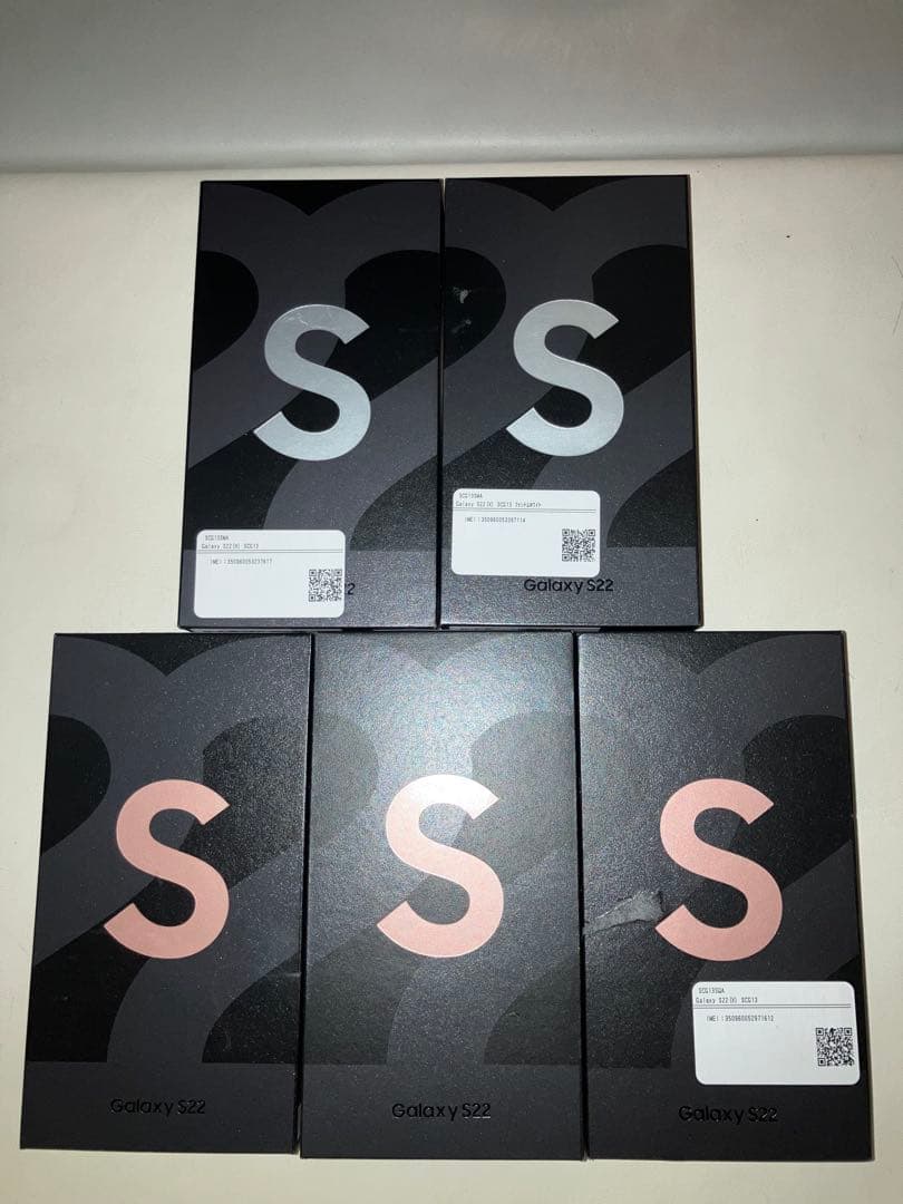 【大特価ジャンク】Samsung Galaxy S22 scg13 5台セット