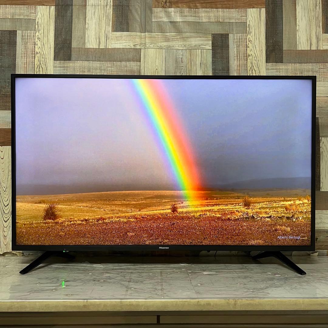 全国送料込❣️ハイセンス50型4K液晶テレビWチューナー外付けHDD録画