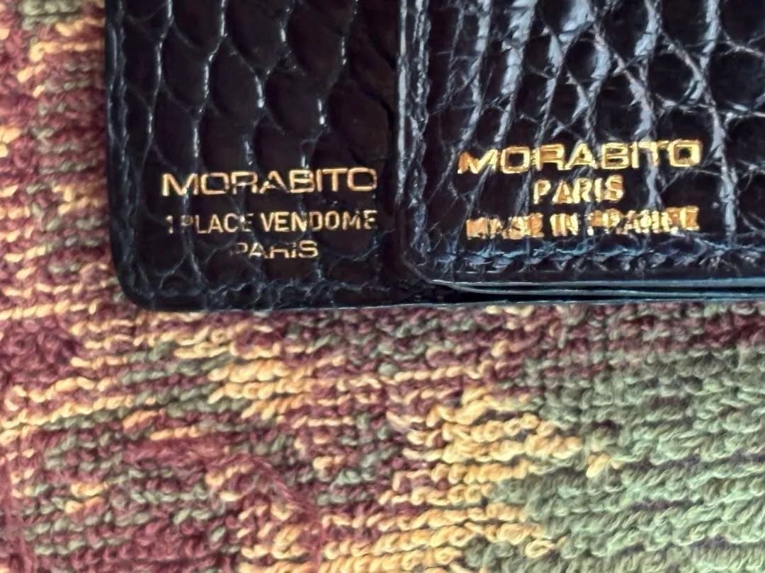 お買い得希少モラビトアリゲーターマット無双 長財布美品定価15%以下