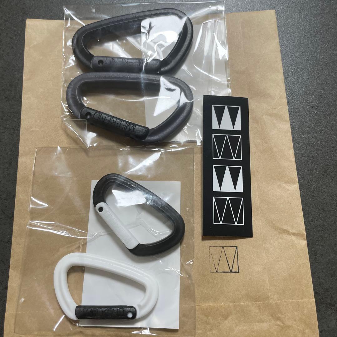 WEEKEND Sequel カラビナ 大小ステッカー付セット