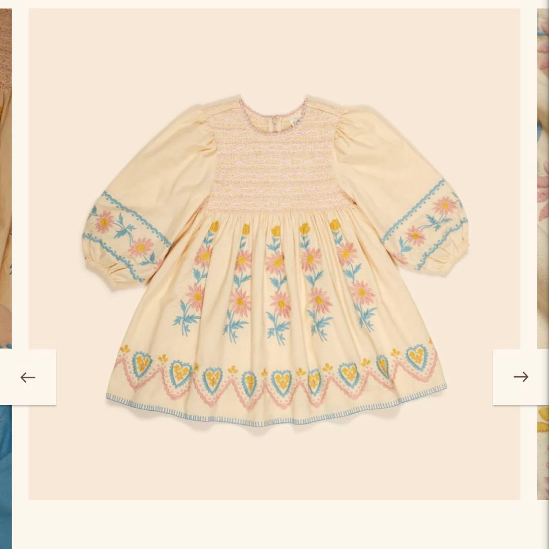 ワンピース Apolina Penny Smock Dress2-3y