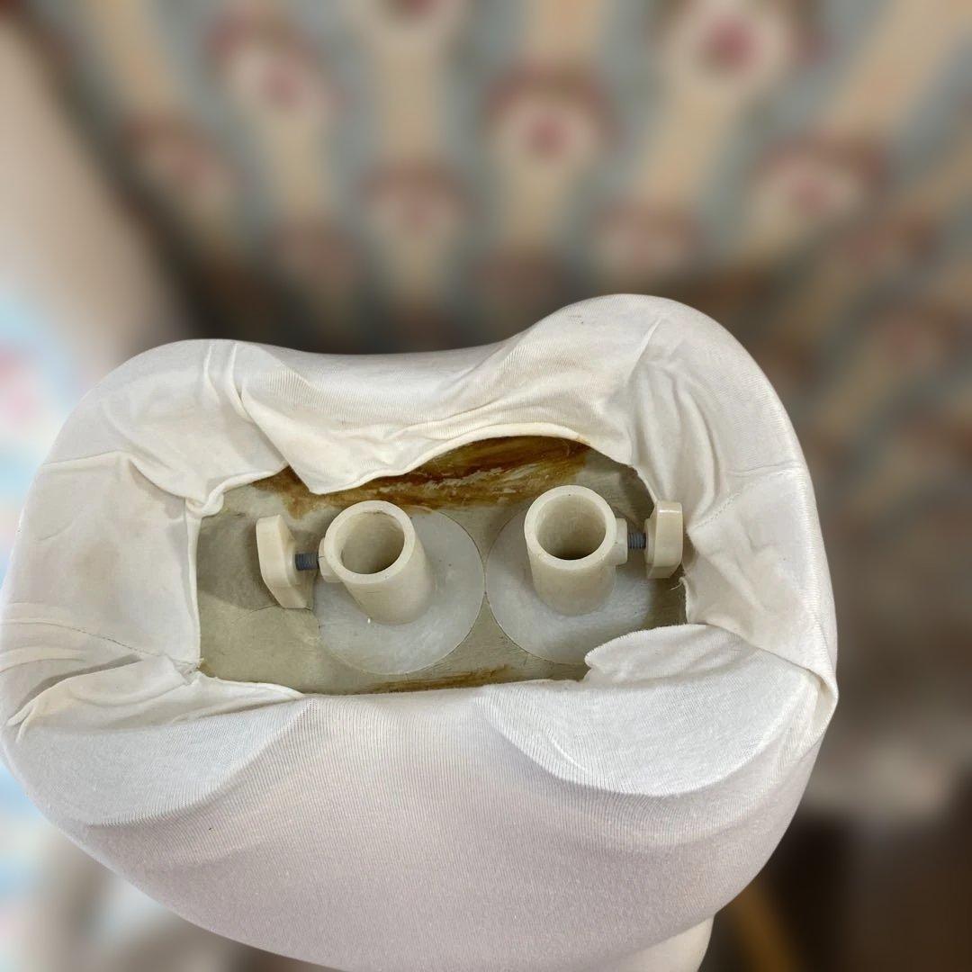 布製 トルソー マネキン 木製 猫足 スタンド付き