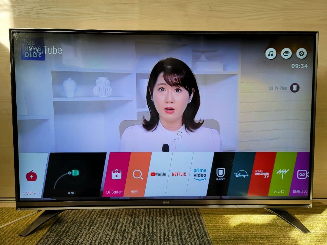 LGエレクトロニクス 4K対応 43V型液晶スマートテレビ 43UH7500