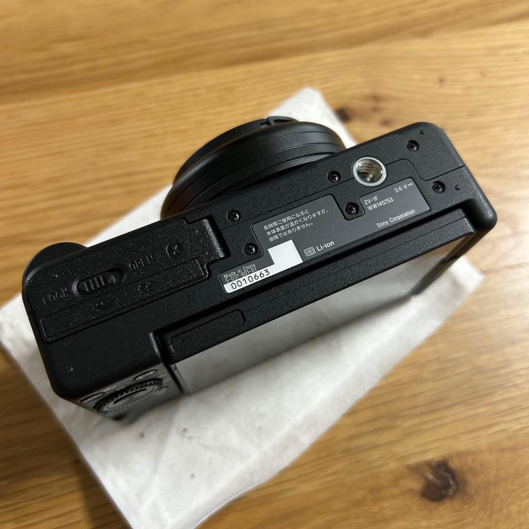 【SONY】VLOGCAM ZV-1F 保証書あり