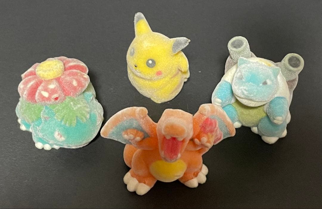 【希少品】ポケモンキッズ　ソフビ指人形　特別発売品　フロッキー加工　御三家他4体