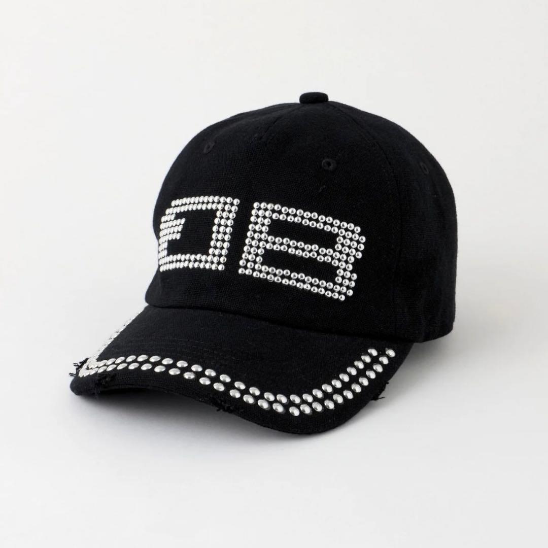 帽子 BEEDEN BD STUDS DAMAGE CAP BLACK