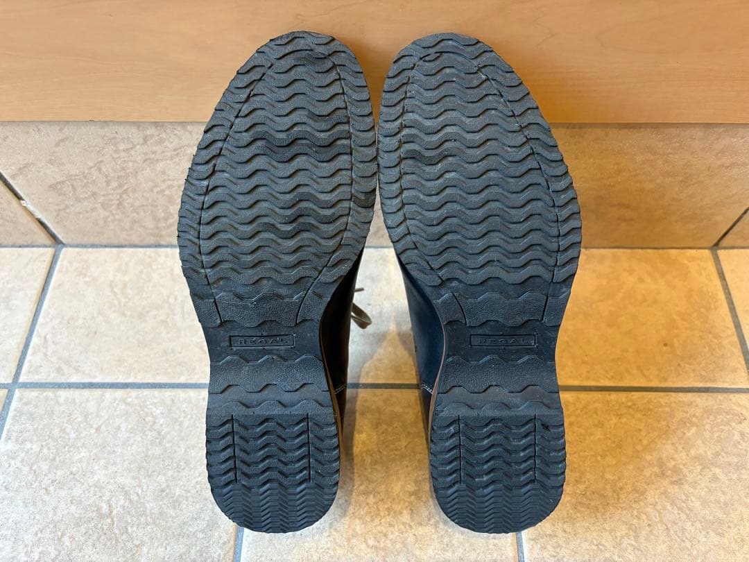 リーガル　レースアップレザー スニーカー　60EL 黒