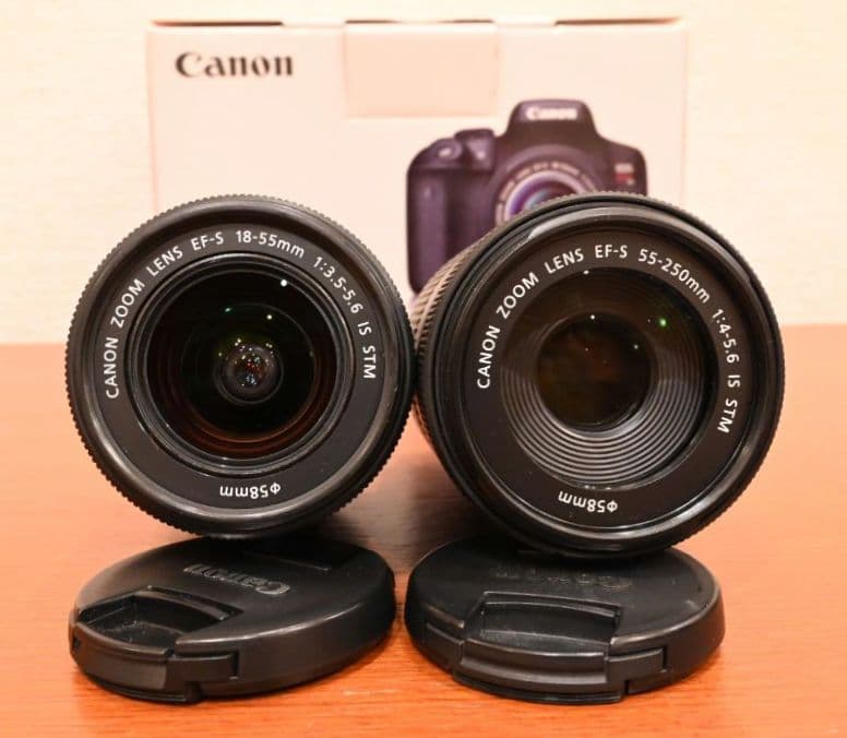 Canon EOS Kiss X8i ＋キットレンズ＋超広角＋単焦点レンズ