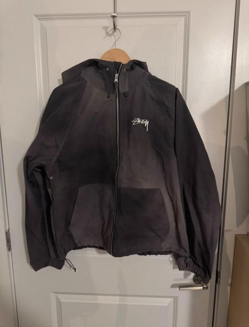 Stussy グレー ナイロンジャケット