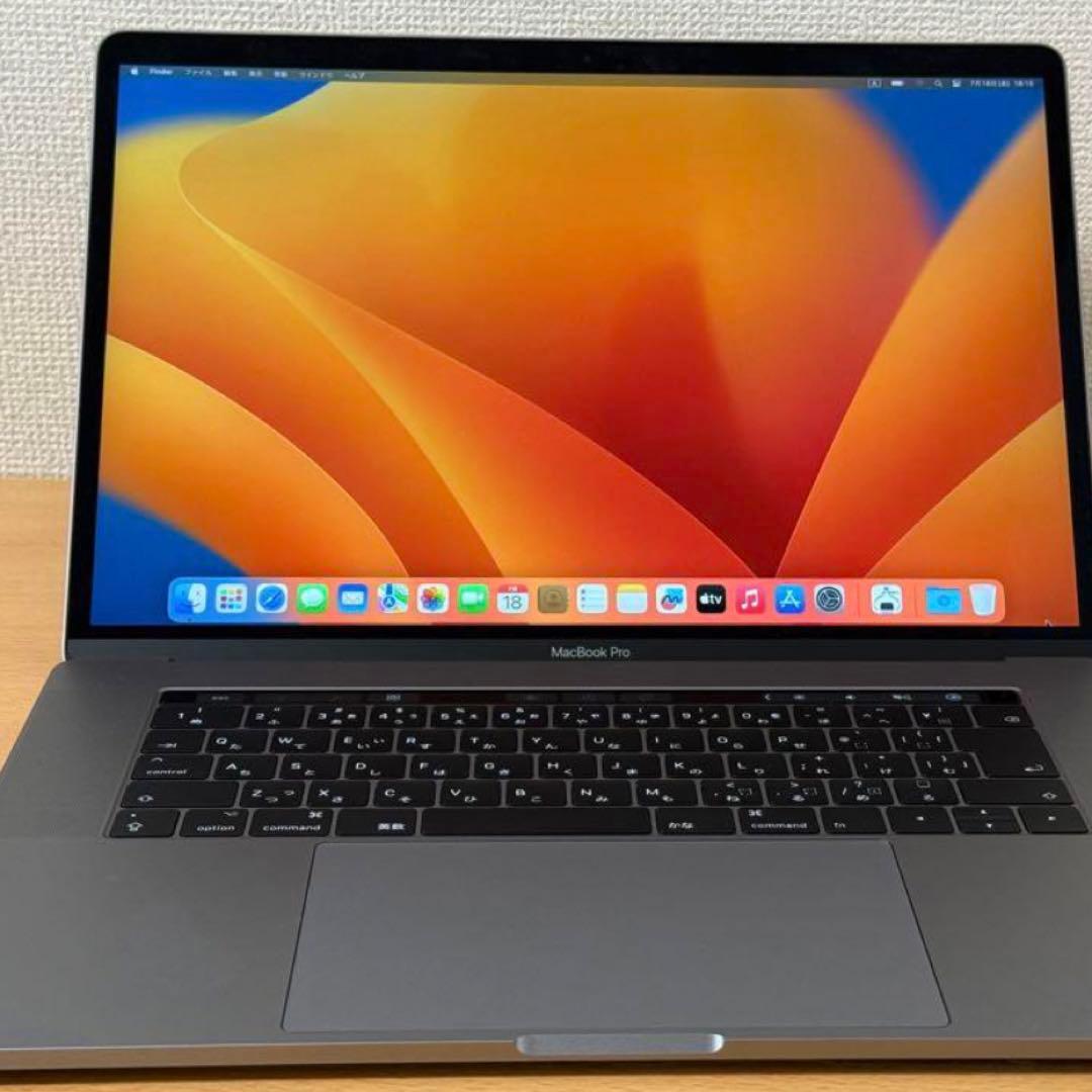 美品⭐︎Apple⭐︎充放電8回MacBookPro15 i7/16GB/512GB