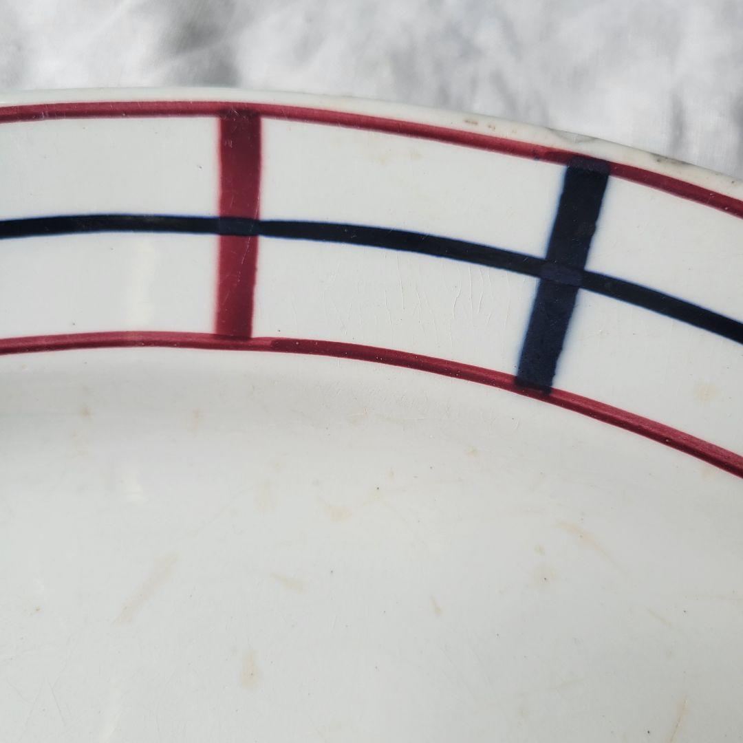 フランス　アンティーク　オーバル皿　バスク