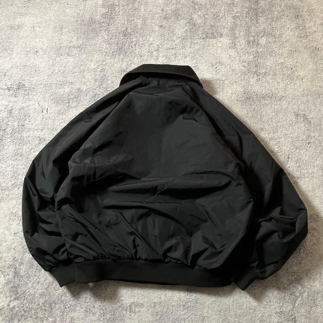 00sTRIMOUNTAIN企業ロゴウォームアップジャケットナイロンブラック黒M