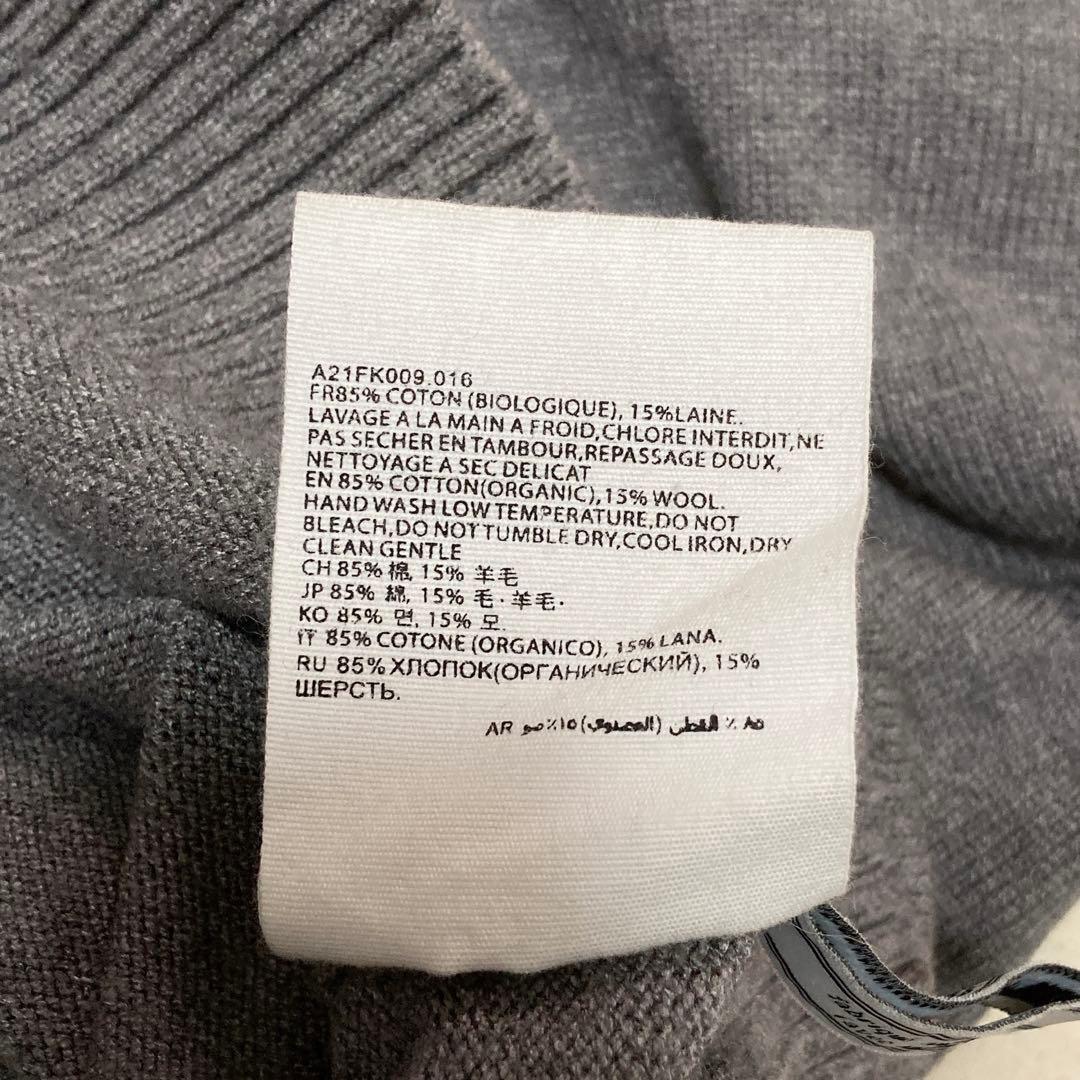 【美品】ami paris アミパリス ハートロゴ刺繍 クルーネック セーターM