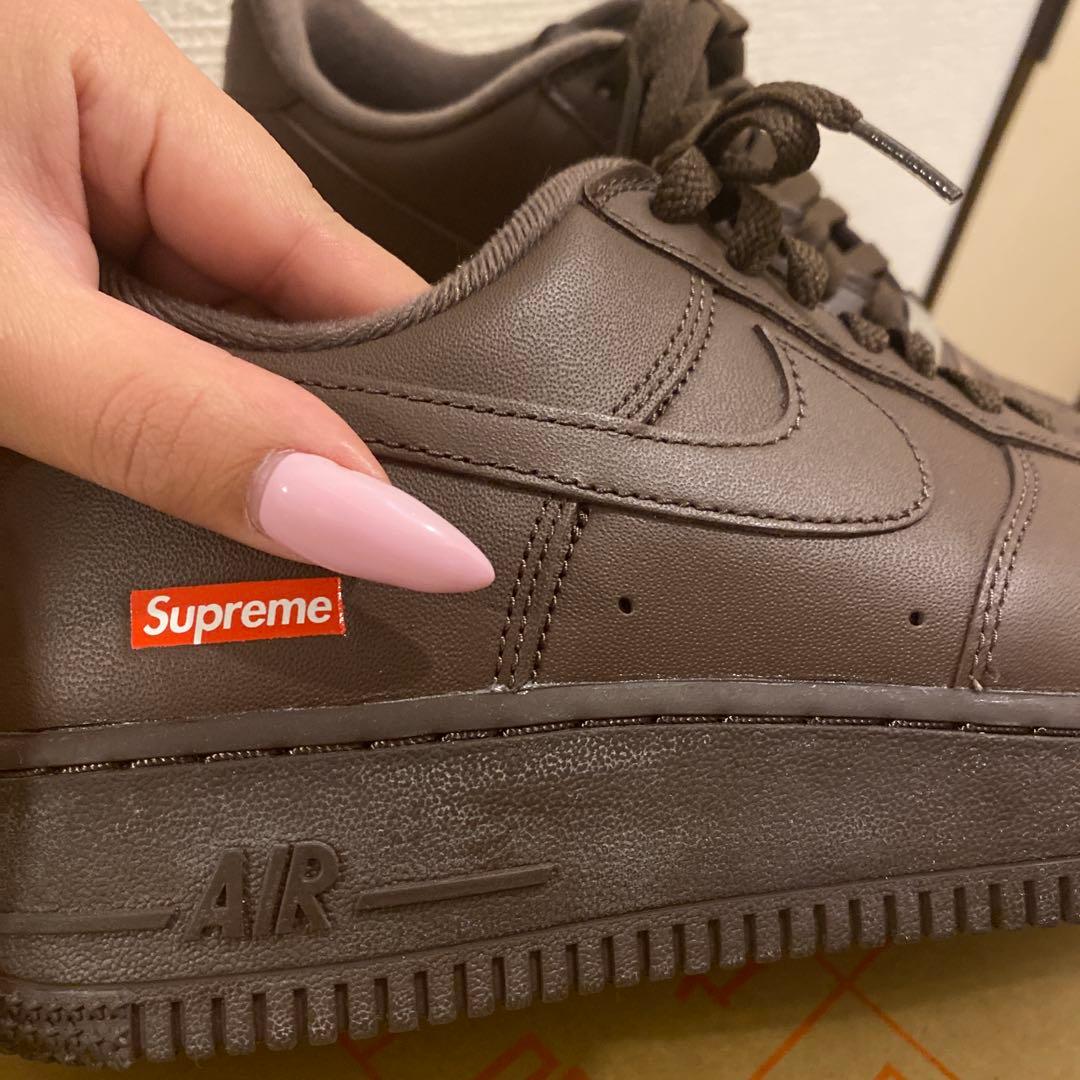 Supreme×Nike エアフォースブラウン