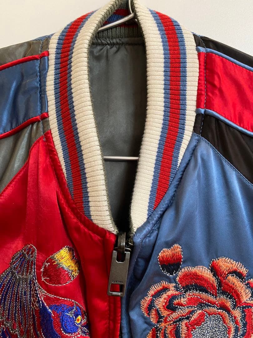 DIESEL スカジャン リバーシブル 刺繍 レディース