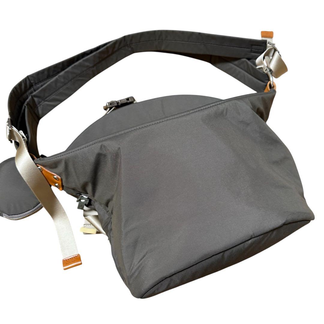 【aky様】 N/ORN ノルン 抱っこバッグ チャコールブラウン ショルダー付