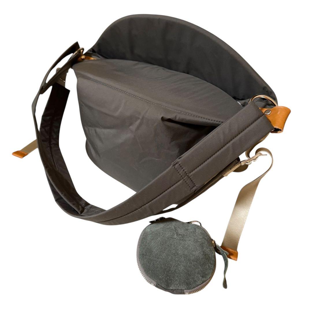 【aky様】 N/ORN ノルン 抱っこバッグ チャコールブラウン ショルダー付