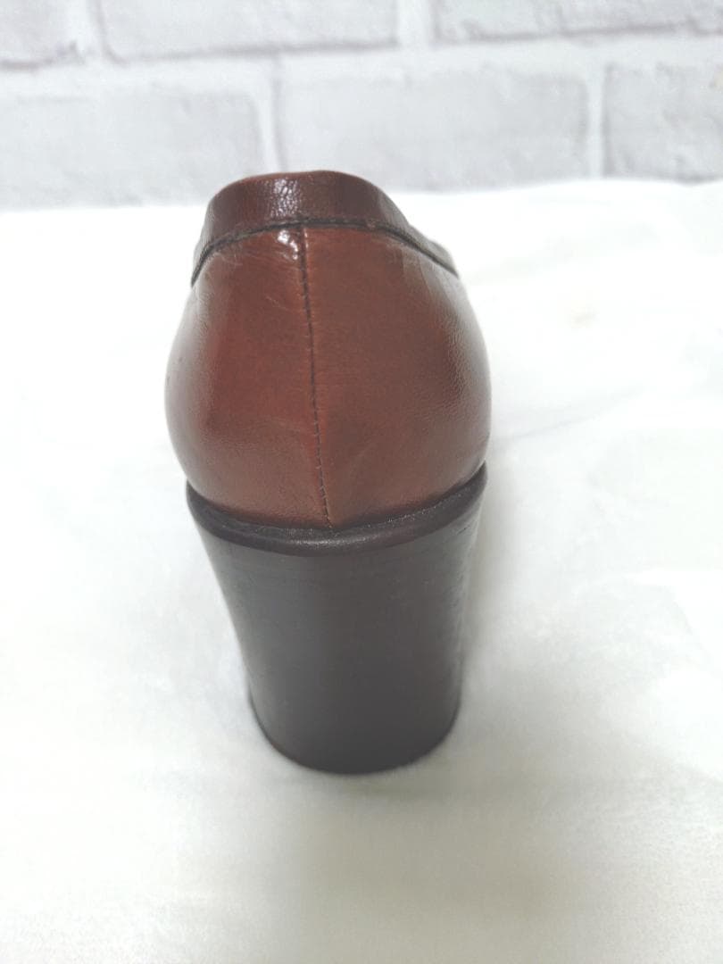 MIU MIU ミュウミュウ ブラウン ヒール パンプス 23.5cm