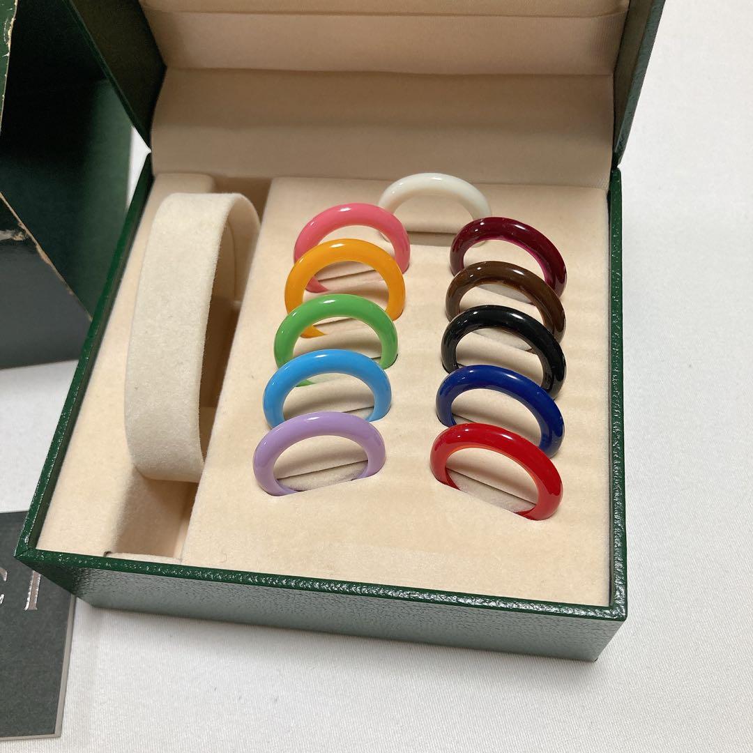 美品　希少　グッチ　チェンジベゼル　11個セット　ベゼルのみ　空箱　ケース付き