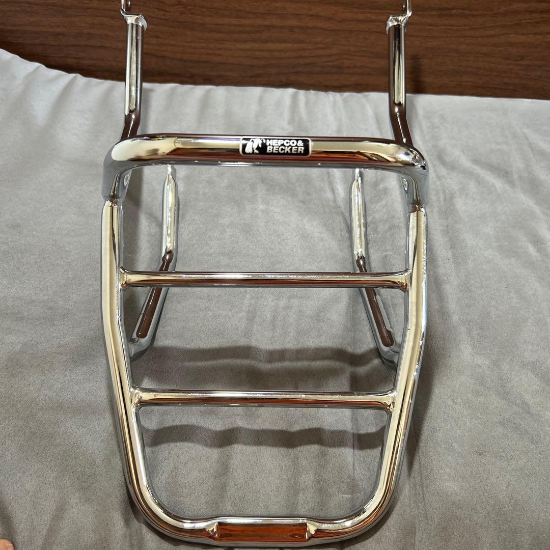 トップケースキャリア リアラック トライアングルサイドバッグサポート ダブル