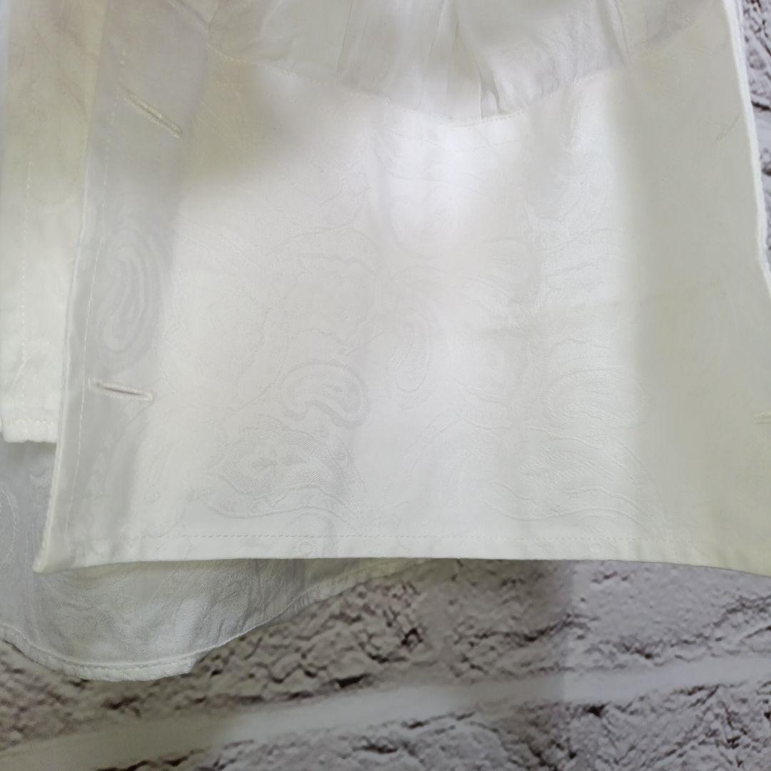 美品・希少■ETRO 総柄 ダブルカフス ロングスリーブシャツ ペイズリー柄