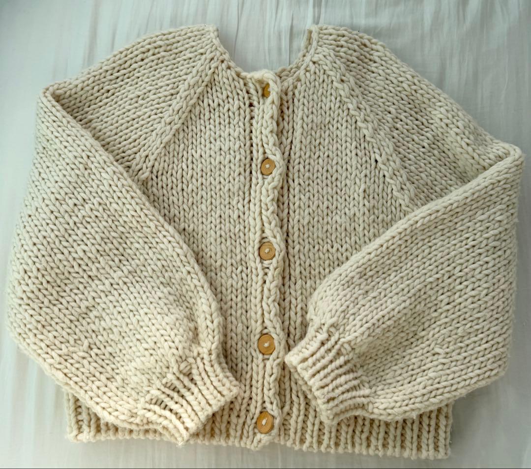 SeaRoomlynn Handmade Wool マルチカーディガン ホワイト