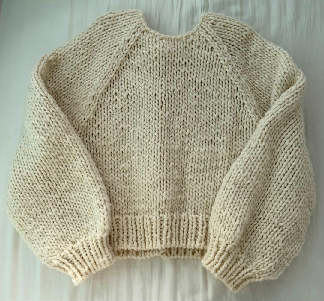 SeaRoomlynn Handmade Wool マルチカーディガン ホワイト