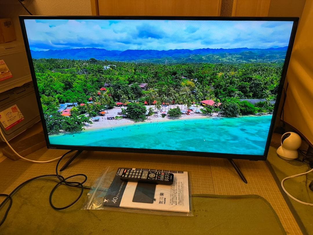 Qriom　山善 HDD内蔵録画可　40型　テレビ　QRC-40W2K 超極美品