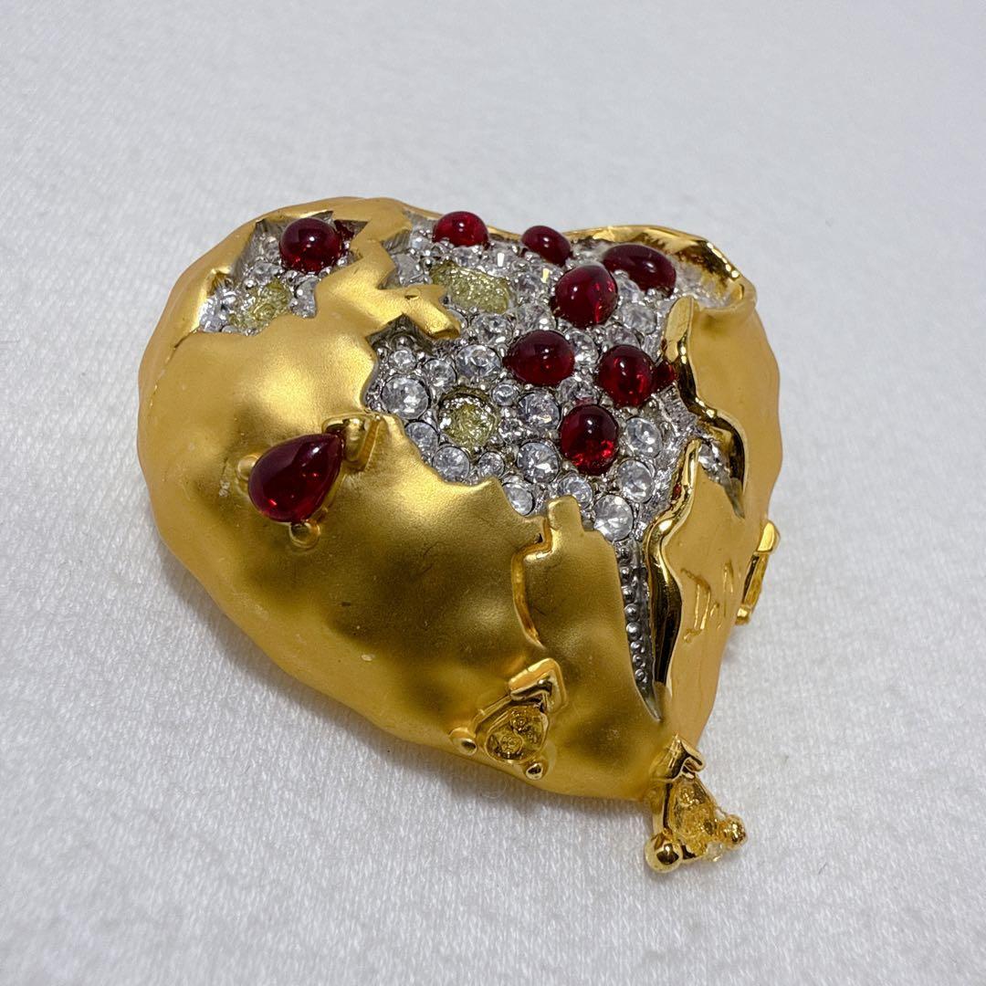 訳アリ DALI JOIES サルバドール ダリ ゴールドカラー ブローチ