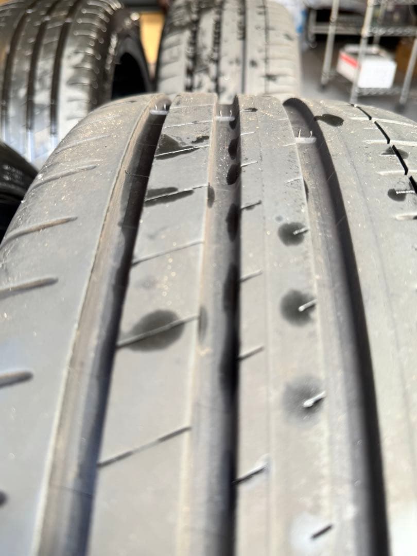 【美品】アバルト695コンペ純正ホイール(タイヤ・センターキャップ付）4本セット