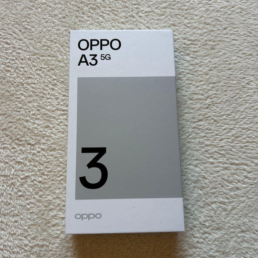 スマートフォン OPPO A3 5G 本体 開封済み 未使用品
