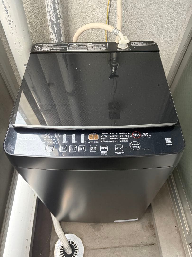 [急募]2024年製 Hisense 縦型洗濯機