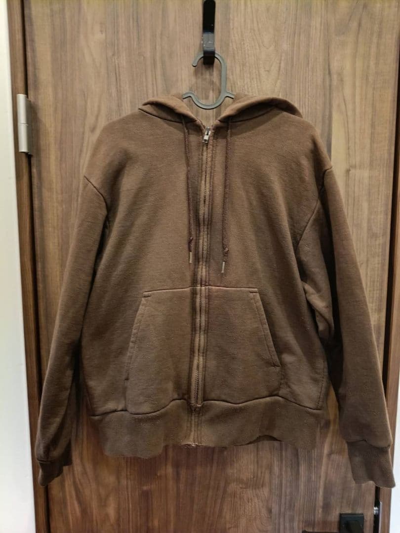 CAMBER ブラウン ジップアップパーカー M