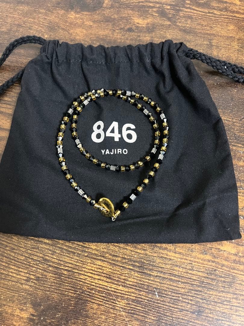 846 YAJIRO ネックレス 黒金
