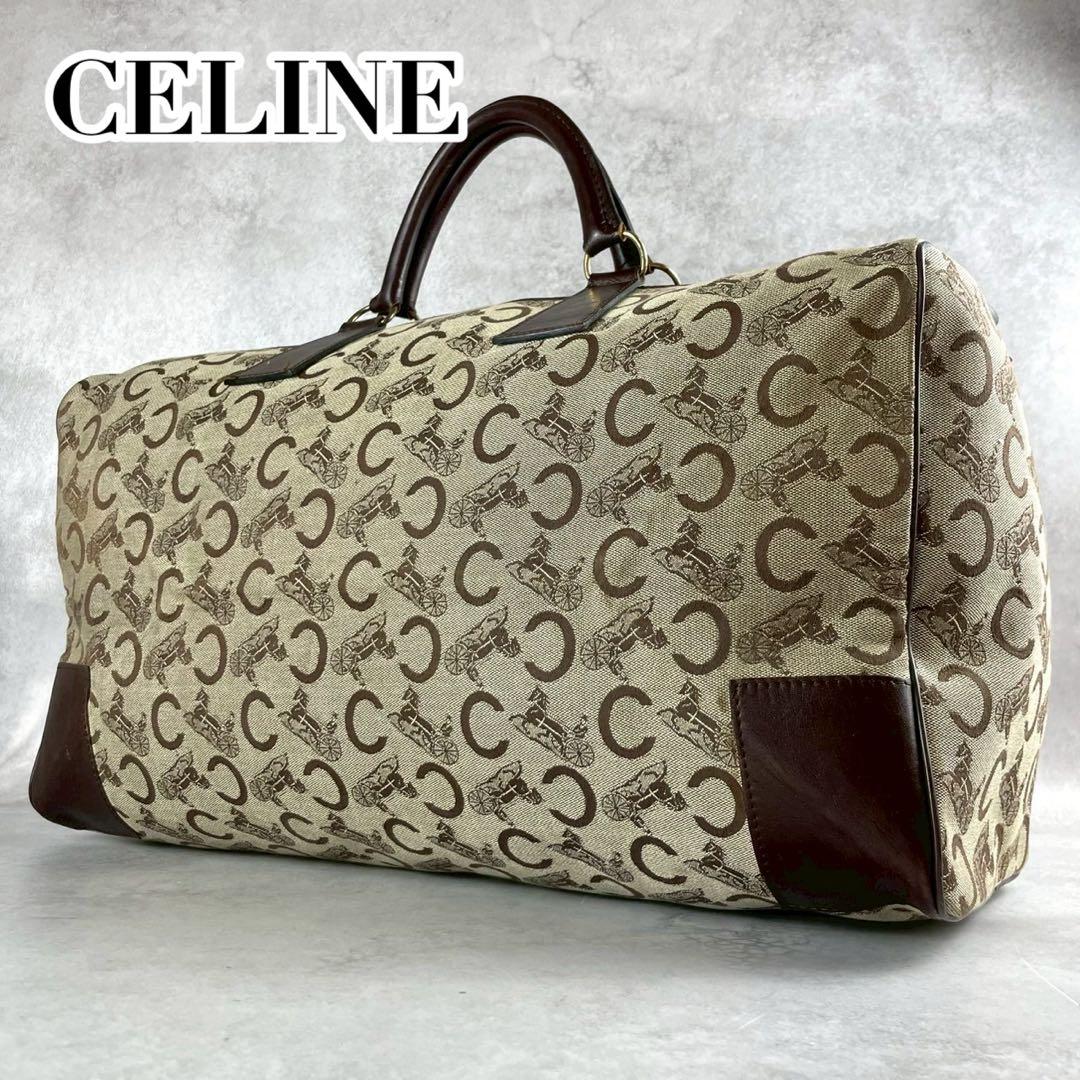 バッグ Celine Macadam Carriage Boston Bag