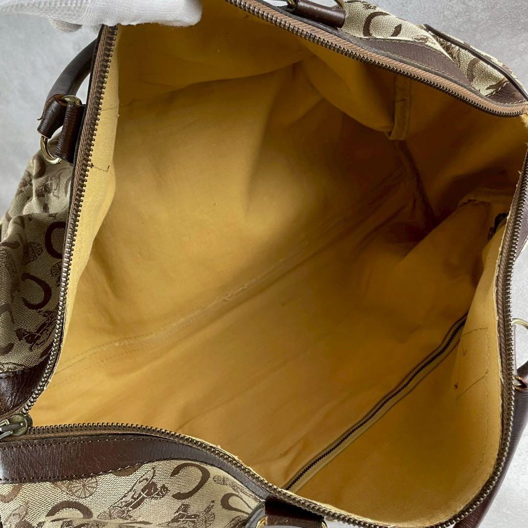 バッグ Celine Macadam Carriage Boston Bag