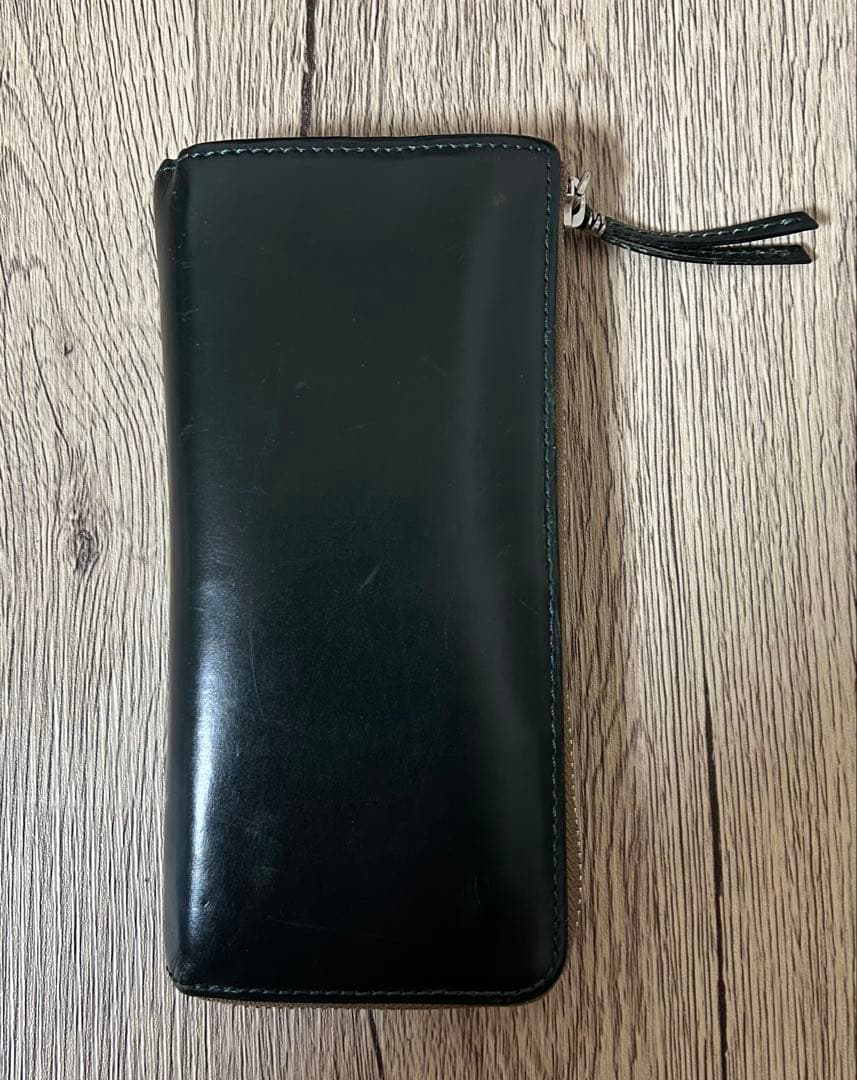 SLOWレザー長財布 （グリーン）